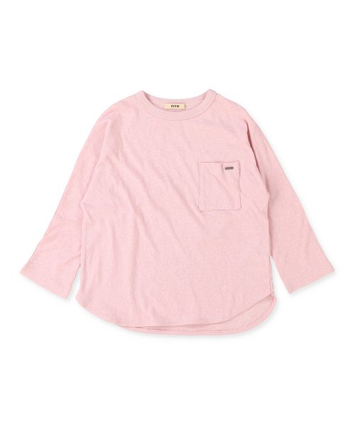 FITH(フィス)/リサイクル天竺長袖Tシャツ/ピンク