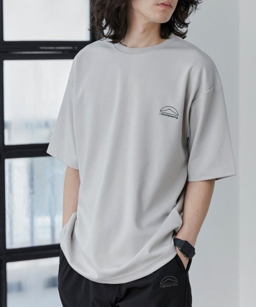 coen(coen)/【C.Mt】LOGO　FUNCTION　TEE/LT.GRAY