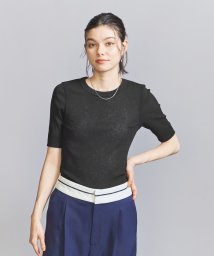 BEAUTY&YOUTH UNITED ARROWS/ポリエステルテレコ コンパクト ショートスリーブトップス/505944502