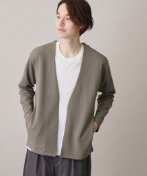 THE SHOP TK(ザ　ショップ　ティーケー)/【カーディガン＋半袖Tシャツセットアイテム】ミニフクレアンサンブルカーディガン/グレージュ（050）