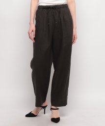MICA&DEAL(マイカアンドディール)/washed linen pants/(1)QB04G チャコール