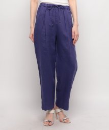 MICA&DEAL(マイカアンドディール)/washed linen pants/BLUE