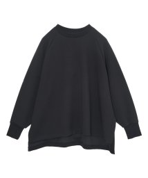 MICA&DEAL(マイカアンドディール)/raglan side slit p/o/BLACK