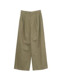 MICA&DEAL(マイカアンドディール)/chino wide pants/GRAYKHAKI