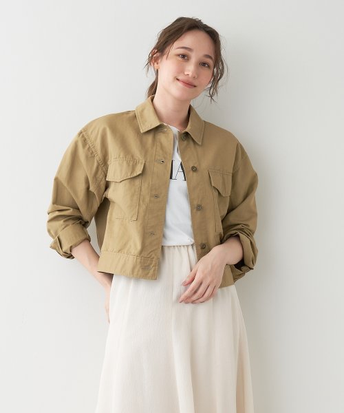 MICA&DEAL(マイカアンドディール)/compact blouson/BEIGE