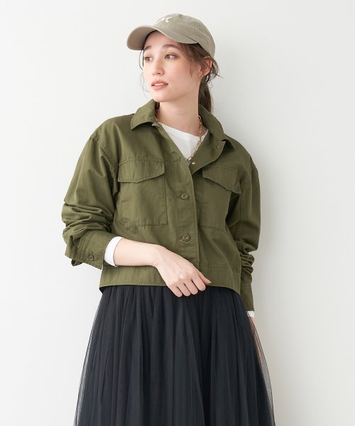 MICA&DEAL(マイカアンドディール)/compact blouson/KHAKI