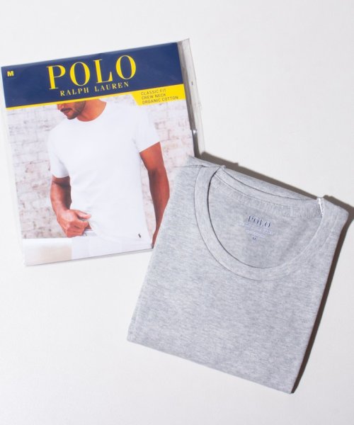 GLOSTER(GLOSTER)/【限定展開】【POLO RALPH LAUREN/ポロ ラルフ ローレン】クラシックフィット クルーネックアンダーシャツ/グレー