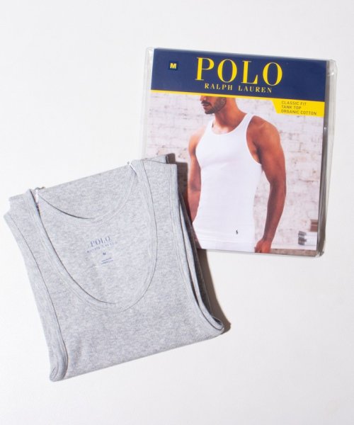 GLOSTER(GLOSTER)/【限定展開】【POLO RALPH LAUREN/ポロ ラルフ ローレン】クラシックフィット タンクトップ/グレー