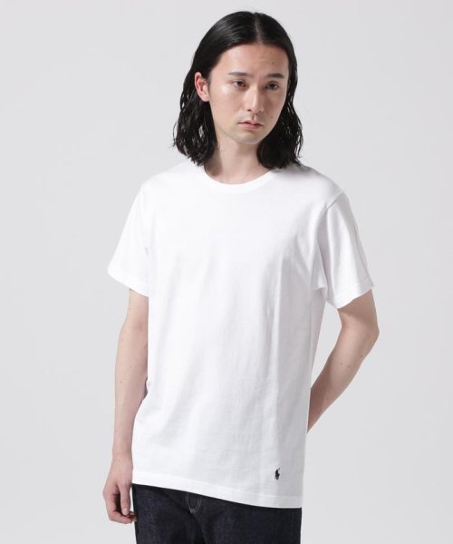 LHP(エルエイチピー)/POLO RALPH LAUREN/ポロ ラルフローレン/Crew Neck/クルーネックTシャツ/ホワイト