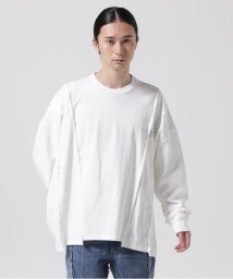 B'2nd(ビーセカンド)/DISCOVERED(ディスカバード) 別注DOCKING WIDE L/S TEE/ホワイト