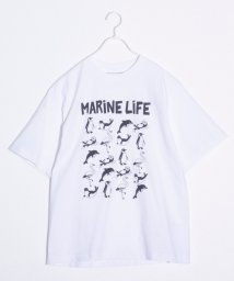 FREDYMAC(フレディマック)/【FREDYMAC/フレディマック】SYMBIOSIS/MARINELIFE プリントTシャツ マックT/ホワイト系その他2