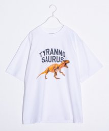 FREDYMAC(フレディマック)/【FREDYMAC/フレディマック】dinosaur クルーネックプリントTシャツ マックT/ホワイト