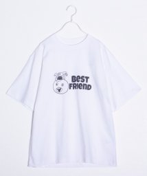 FREDYMAC(フレディマック)/【FREDYMAC/フレディマック】ZOOM/BEST FRIEND プリントTシャツ マックT/ホワイト系その他