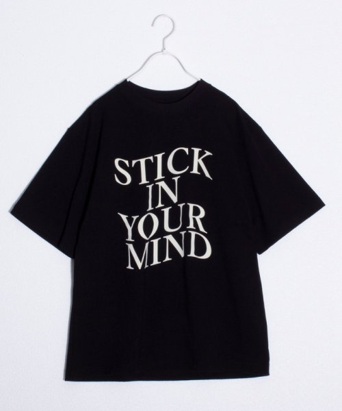 FREDYMAC(フレディマック)/【FREDYMAC/フレディマック】STICK IN YOUR MIND ロゴプリントTシャツ マックT/ブラック