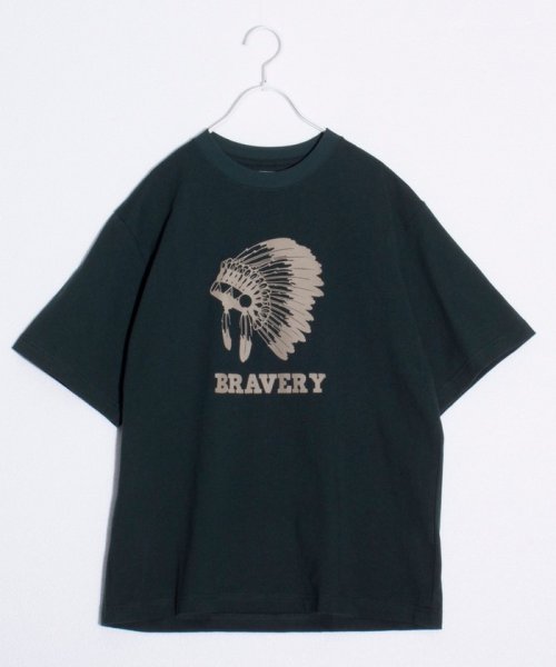 FREDYMAC(フレディマック)/【FREDYMAC/フレディマック】BEAVERY ロゴプリントTシャツ マックT/グリーン