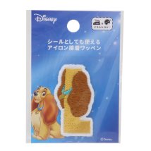 cinemacollection/わんわん物語 ワッペン アルファベットワッペン L レディ ディズニー 社コッカ 手芸用品 キャラクター グッズ /505975515