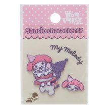 cinemacollection/マイメロディ ワッペン ぷちぷんと 2枚入り サンリオ 社コッカ 手芸用品 刺繍 ししゅう キャラクター グッズ /505975559