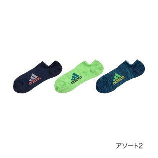 Adidas/ADIDAS(アディダス) ソックス 無地 ワンポイント メランジ柄 くるぶし下丈 破れにくい 消臭 つま先かかと補強 ワイドヒール 福助 公式/505976312