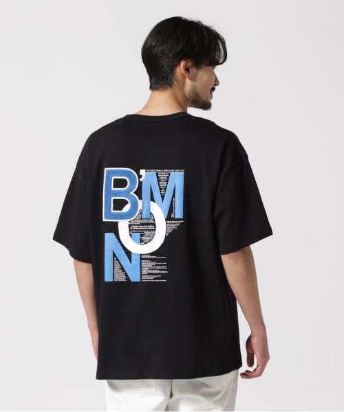 BEAVER(ビーバー)/B omnivore/ビーオムニボー  BMN S/S Tee/ブラック