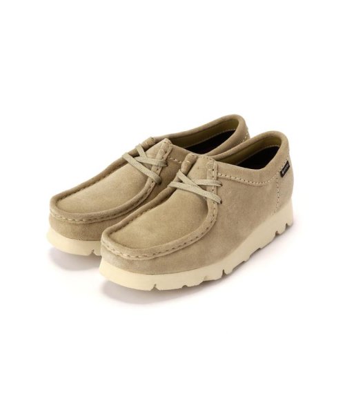 AVIREX(AVIREX)/《Clarks/クラークス》Wallabee GTX/ ワラビー ゴアテックス ブラックスエード/ベージュ