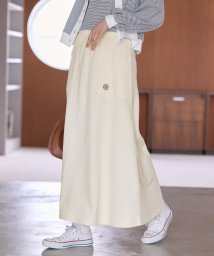 ROPE' PICNIC R(ロペピクニック アール)/セットアップ対応/ミニ裏毛ワンポイント刺繍入りスカート/キナリ（16）