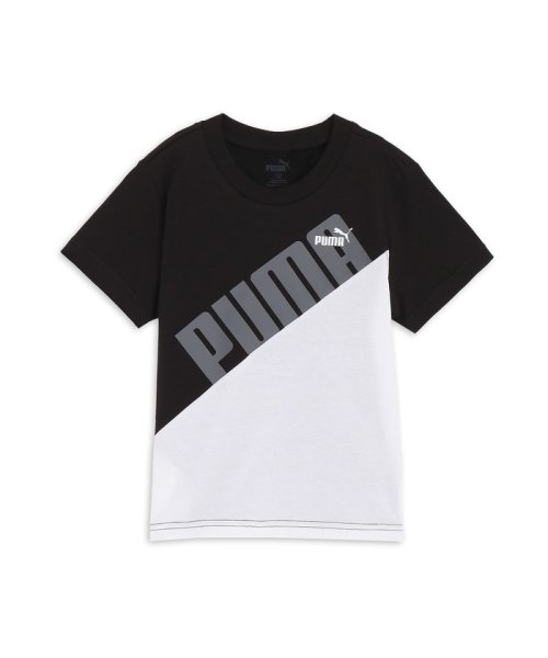PUMA(プーマ)/キッズ ボーイズ プーマ パワー MX 半袖 Tシャツ A 120－160cm/PUMABLACK