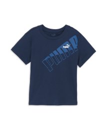 PUMA(プーマ)/キッズ ボーイズ プーマ パワー MX 半袖 Tシャツ B 120－160cm/CLUBNAVY