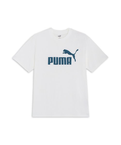 PUMA(PUMA)/メンズ ESS+ MX NO1 ロゴ リラックス 半袖 Tシャツ/PUMAWHITE