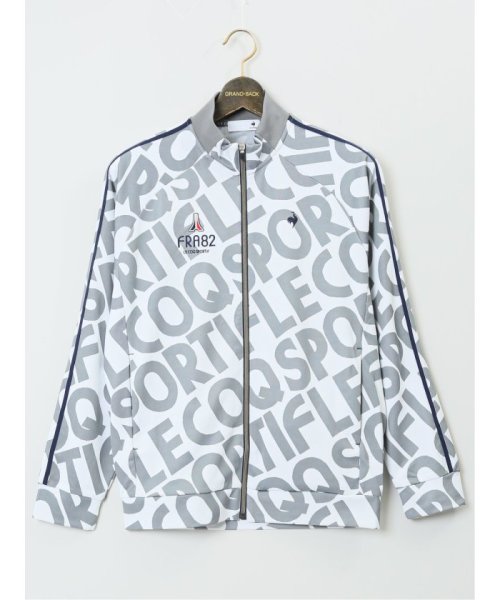 GRAND-BACK(グランバック)/【大きいサイズ】ルコックスポルティフ ゴルフ/le coq sportif GOLF ストレッチフォーサー ロゴジャガードブルゾン メンズ ブルゾン ライトアウ/ホワイト