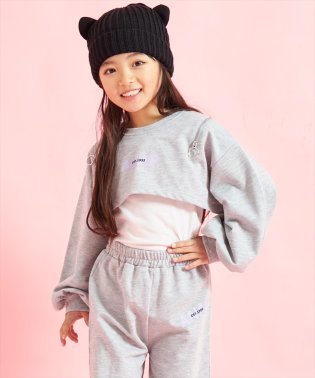 ANAP KIDS/ミニ 裏毛 クロップド トップス + タンクトップ セット/505977705