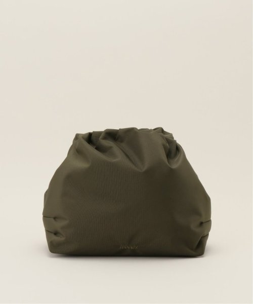 U by Spick&Span(ユーバイ　スピック＆スパン)/【WOODS】 Gather Clutch Bag/カーキ