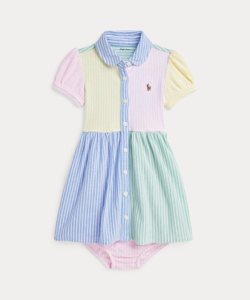 (ベビー)メッシュ ファン シャツドレス & ブルマー 本体：綿 100％