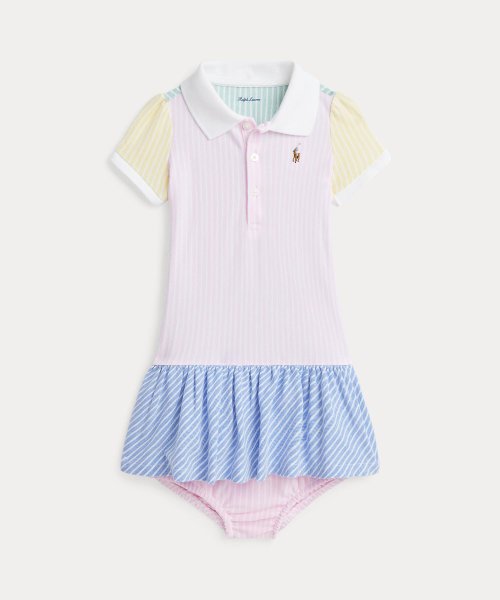 POLO RALPH LAUREN(POLO RALPH LAUREN)/(ベビー)カラーブロックド メッシュ ポロドレス & ブルマー/999マルチカラー