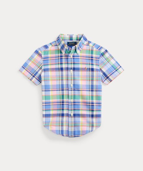 POLO RALPH LAUREN(POLO RALPH LAUREN)/(ボーイズ 2才～7才)チェック コットン オックスフォード ショートスリーブ シャツ/999マルチカラー