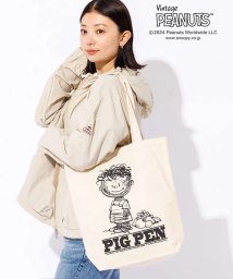 Rouge vif la cle/【FRUIT OF THE LOOM】PEANUTSトートバッグ/505979073