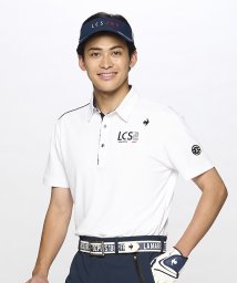 le coq sportif GOLF (ルコックスポルティフ（ゴルフ）)/【ストレッチフォーサー】ベーシックデザイン半袖シャツ/ホワイト