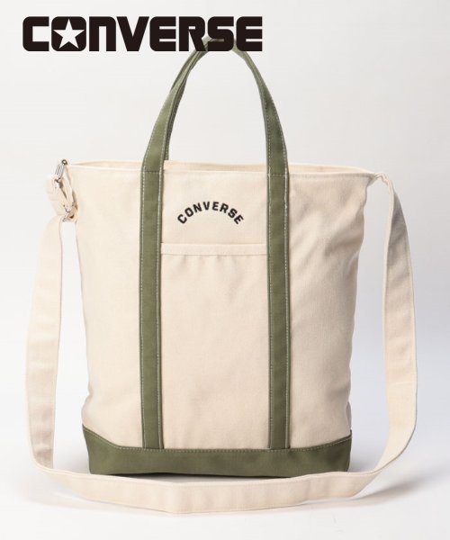 CONVERSE(コンバース)/CONVERSE ARCH TOTE BAG M/グリーン