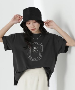 NATURAL BEAUTY BASIC/サークルロゴボクシーTシャツ/505916968