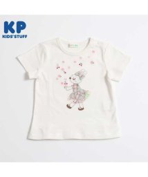 KP/KP(ケーピー)チェックのmimiちゃんアップリケ半袖Tシャツ(80～90)/505921009