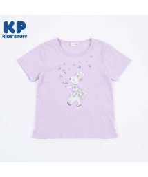 KP/KP(ケーピー)チェックのmimiちゃんアップリケ半袖Tシャツ(140～160)/505921097