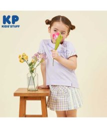 KP/KP(ケーピー)先染めチェックとストライププリントのスカパン(100～130)/505921570
