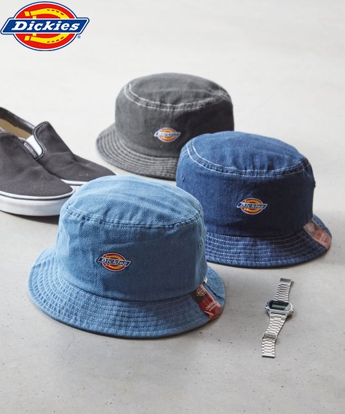 Dickies(Dickies)/Dickies EX ICON DENIM BUCKET HAT/ブルー