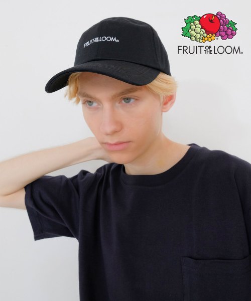 FRUIT OF THE LOOM(フルーツオブザルーム)/FRUIT OF THE LOOM LOGO CAP/ブラック