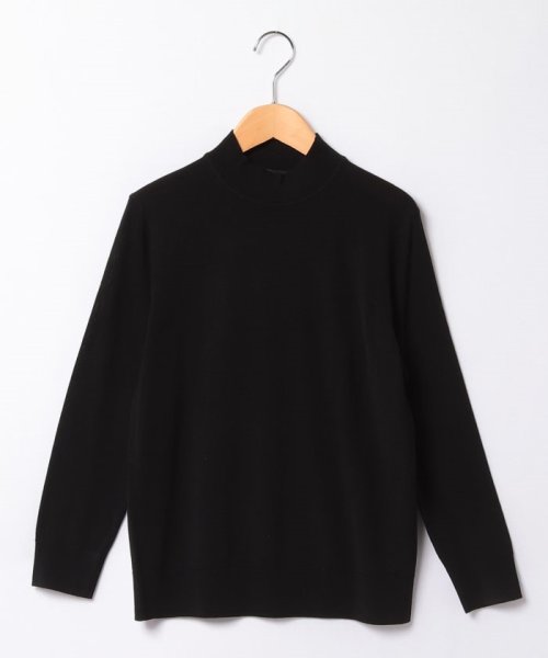 Theory(セオリー)/ニット　REGAL WOOL MOCK NECK PO/ブラック