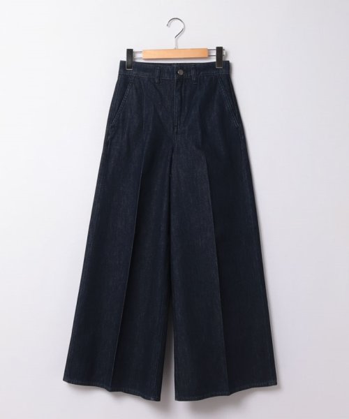 Theory(セオリー)/パンツ　DRAPE DENIM HW WIDE TROUS/インディゴ