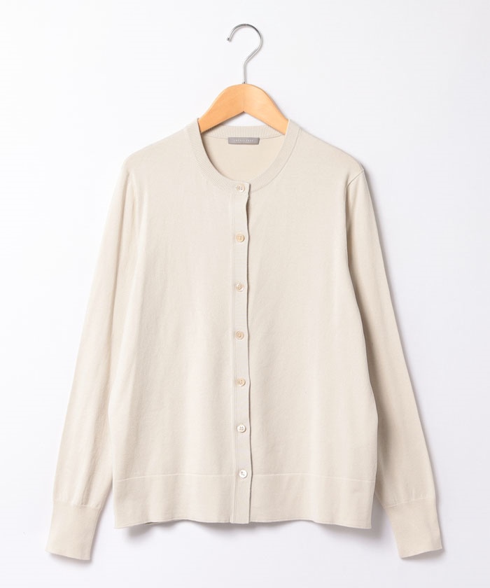 CYCLAS ベージュ カーディガン 長袖 カーディガン WASHABLE SILK CYNTHIA（カーディガン WASHABLE