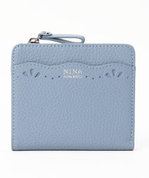  NINA NINA RICCI(ニナ・ニナ　リッチ)/折財布【オンデュレパース】/スカイブルー