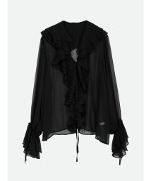 NOUNLESS/AIRY RUFFLE OVER BLOUSE/505971503