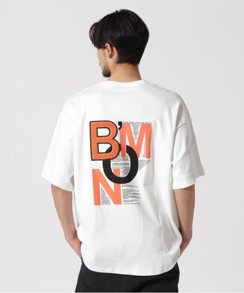 BEAVER(ビーバー)/B omnivore/ビーオムニボー  BMN S/S Tee/ホワイト