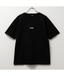 MAC HOUSE(men)(マックハウス（メンズ）)/MOSSIMO モッシモ バックフォトプリント半袖Tシャツ 4273－0807/ブラック